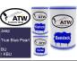Preview: Jeep, True Blue Pearl, BU / KBU: 500ml Lackdose + 500ml Klarlack + 250ml Härter - Set, von ATW Autoteile West.